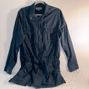 The Avenue Medium Wash Denim Coat Jacket